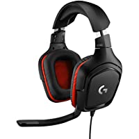 Logitech G332 Auriculares Gaming con Cable- Transductores 50 mm- Almohadillas Giratorias Cuero Sintético- 3-5 mm Jack…